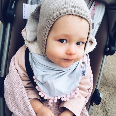 Immagine prodotto Maylily Bambus Halstuch PomPom Weiss