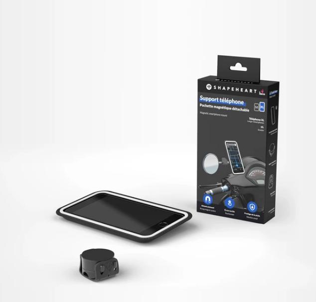 Actual product image Shapeheart Scooter cell phone holder