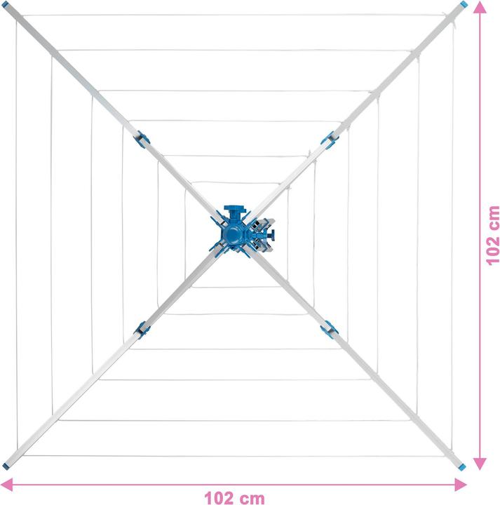 Image du produit tectake Etendoir (16 m)