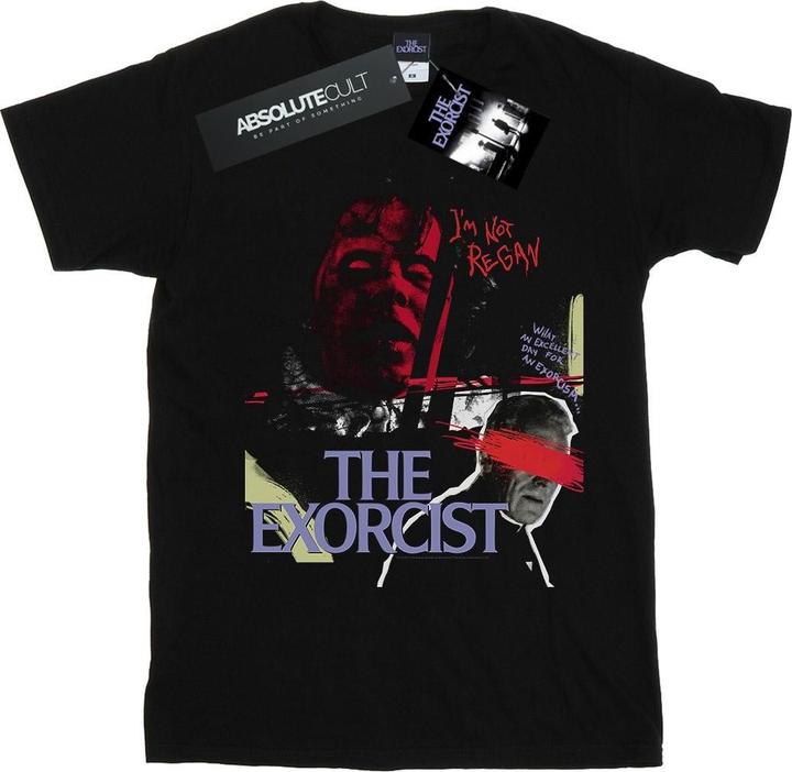 Actual product image The Exorcist Mens Scratched Eyes T-Shirt (4XL)
