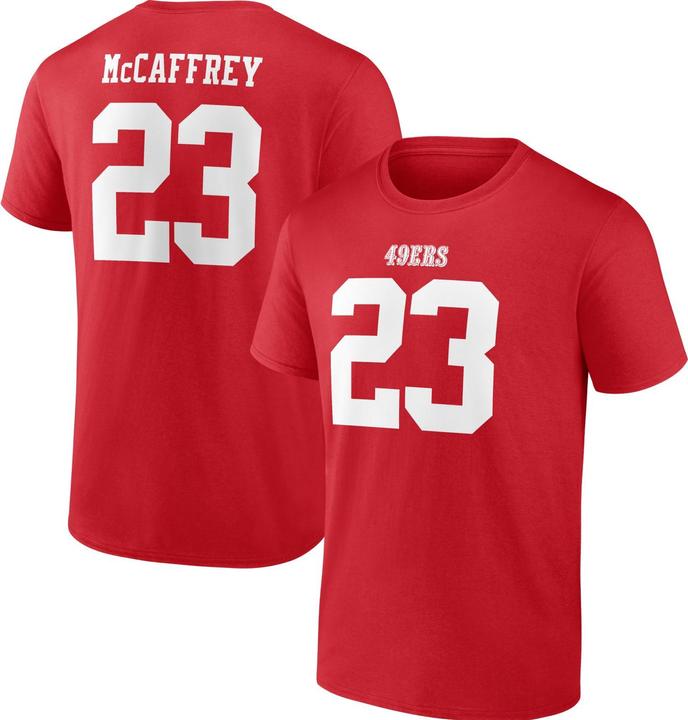 Actual product image Fanatics NFL San Francisco 49ers Shirt #23 Christian McCaffrey - XXL (XXL)