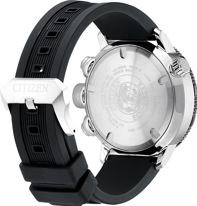 Actual product image Citizen Promaster BN4044-15E Horloge - Rubber - Zwart - 45 mm (Analogue wristwatch, 46 mm)