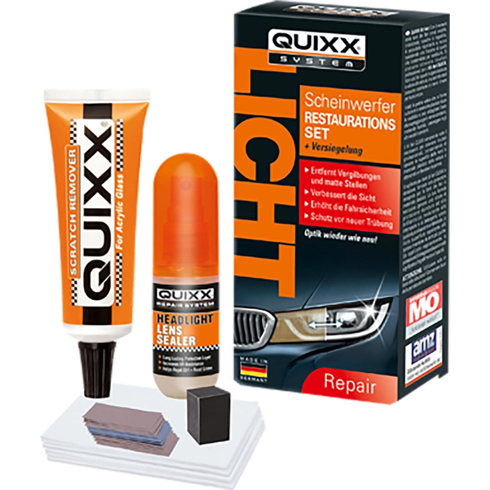 Quixx, Fahrzeugreiniger, Scheinwerfer Restaurations-Set (30 ml)