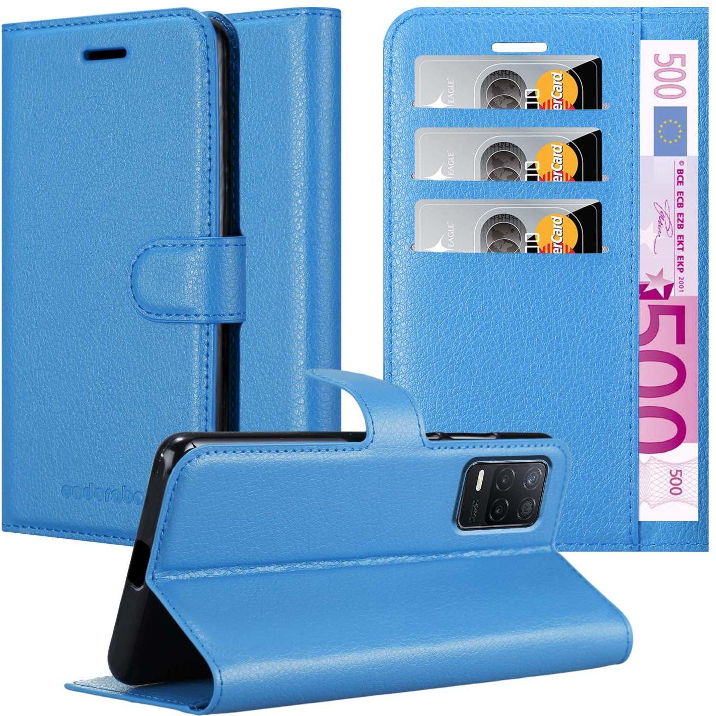 Cadorabo Book Stand Hülle für Realme 8 5G / V13 / Q3 / Q3i / Narzo 30 5G (Realme Narzo 30 5G, Realme V13), Smartphone Hü...
