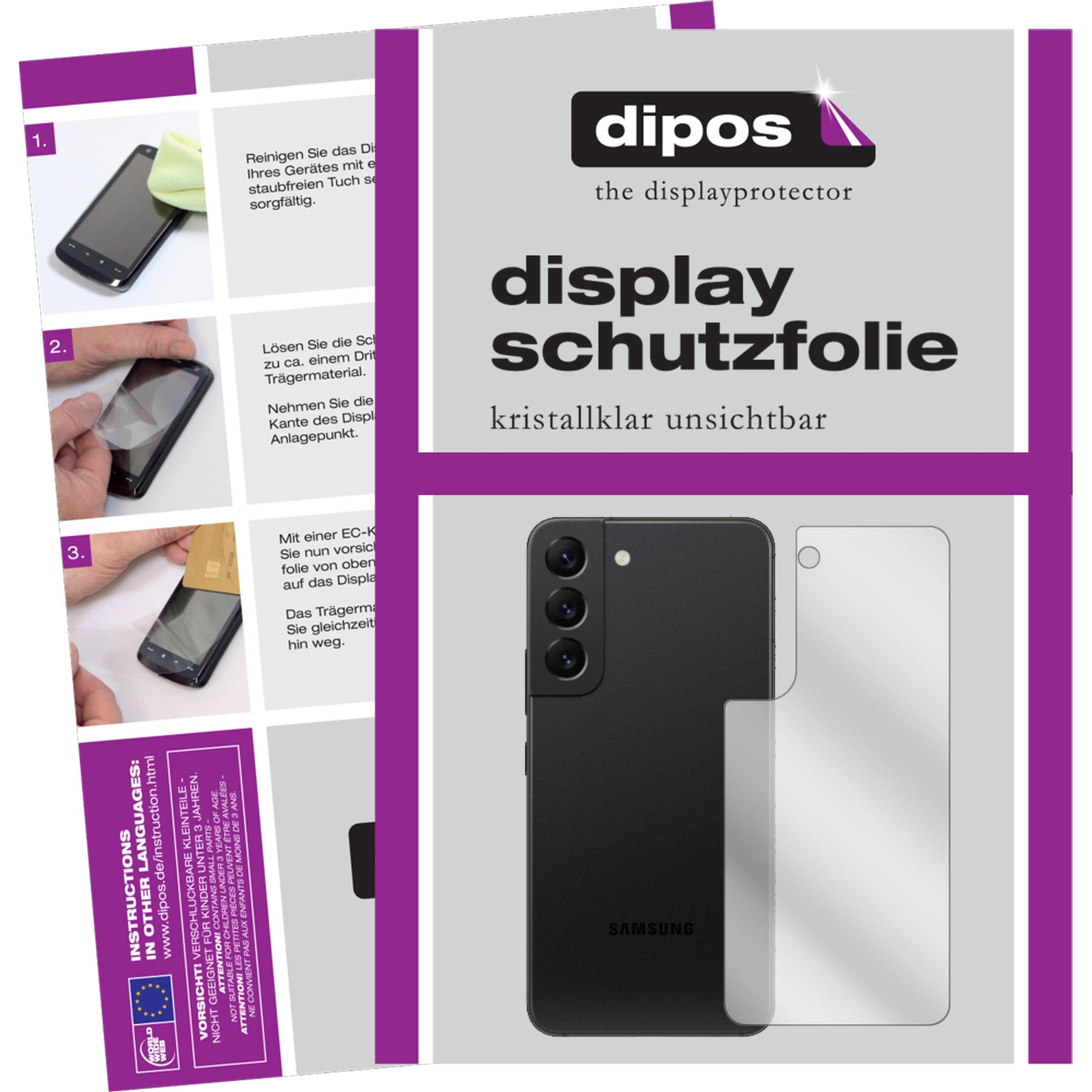 Dipos Displayschutzfolie Crystalclear (5 Stück, Samsung Galaxy S22+), Smartphone Schutzfolie, Transparent