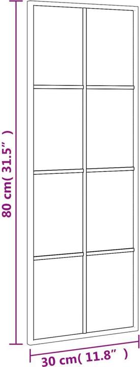 Immagine prodotto vidaXL Wandspiegel (30 x 80 cm)
