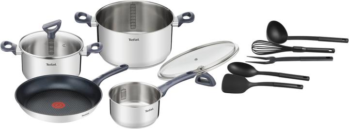 Actual product image Tefal Daily Cook pan and pot set 11 pieces (Pot, Stainless steel)