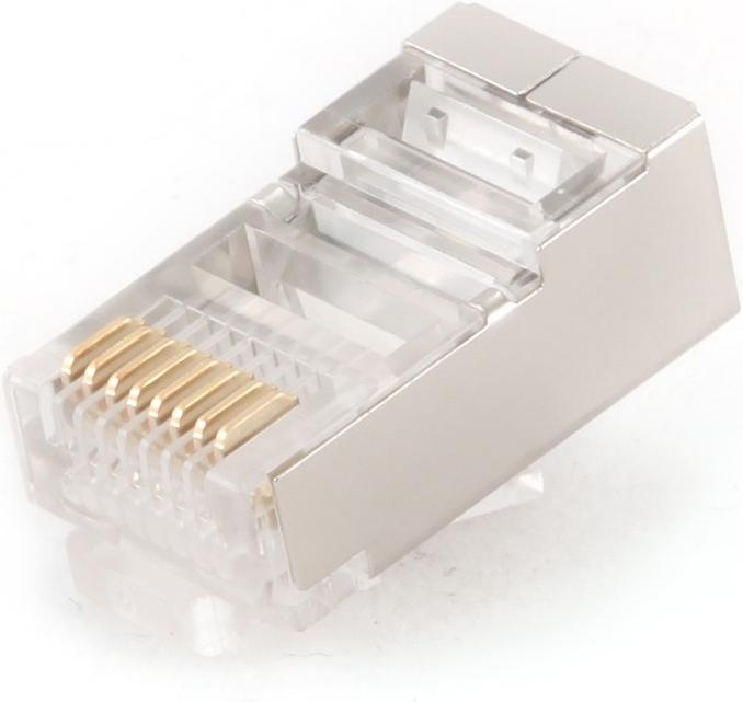 Actual product image Gembird PLUG5SP/100 Wire connector RJ-45 (SF/UTP, CAT6, 0.10 m)