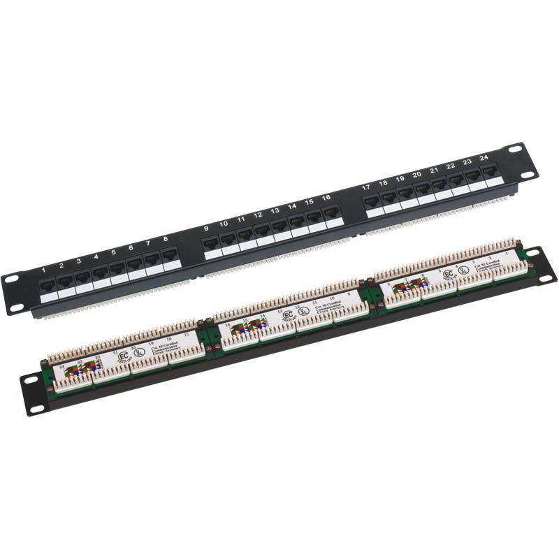 Alantec U5-1 Patch Panel 1U, Server Zubehör, Schwarz