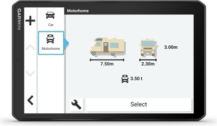 Actual product image Garmin Camper 895 MT-S (8")