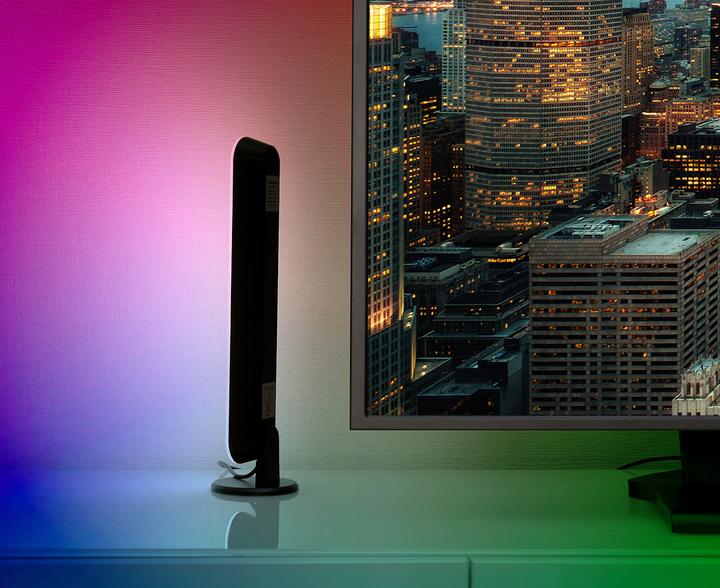 Produktbild Luminea 4er-Set WLAN-USB-Stimmungsleuchte mit RGB+CCT-LEDs, App, 80lm, 3,5 W (IP44)