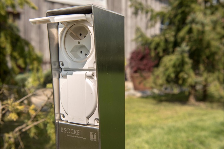 Produktbild LED Werkstatt Steckdosensäule E-Socket 600-F