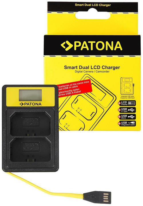 Actual product image Patona Smart Dual LCD USB Sony NP-FZ100 (Camera battery charger)