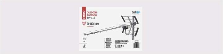 Actual product image Emos J0680 (DVB-T / -T2, LTE)