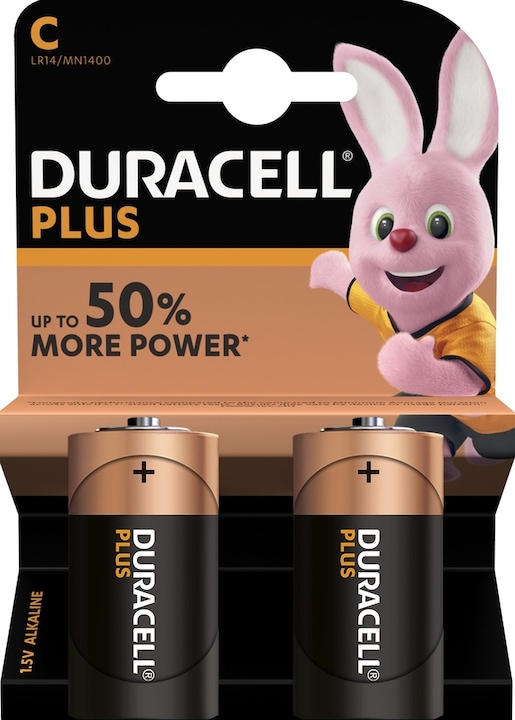 Produktbild Duracell DUPLIKAT Plus (2 Stk., C)
