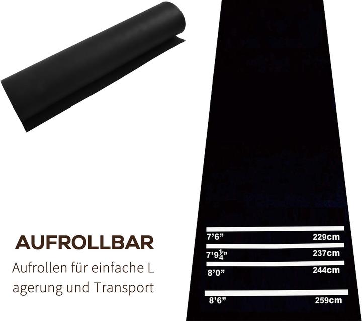 Actual product image Homcom Dart mat 300cm (5000 g)