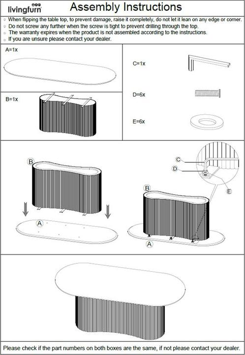 Immagine prodotto Livingfurn Siviglia (110 x 250 cm)