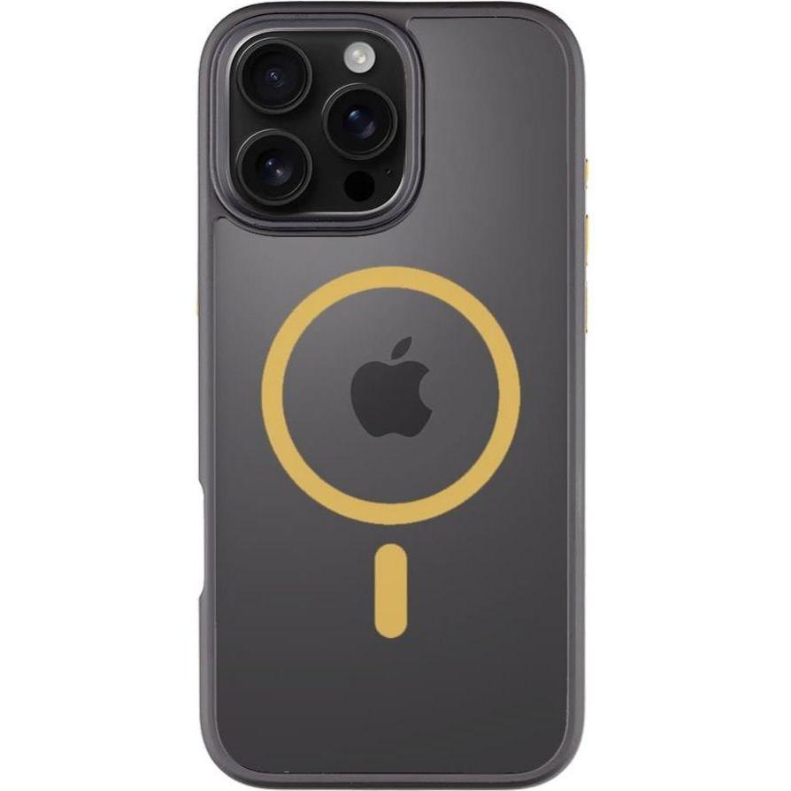 Tactical MagForce Hyperstealth 2.0 Cover for iPhone 16 Pro Max Black/Yellow (Apple iPhone 16 Pro Max), Smartphone Hülle,...
