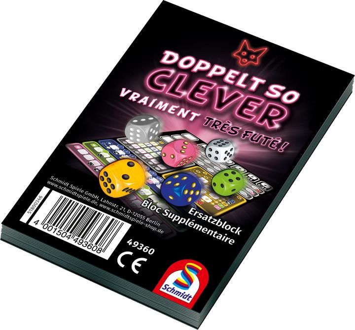 Produktbild Schmidt Spiele Ganz schön clever - Zusatzblock (Deutsch)