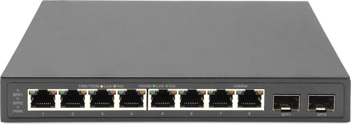 Image du produit Digitus 8 ports Gigabit + 2 ports SFP Gigabit (8 Ports)