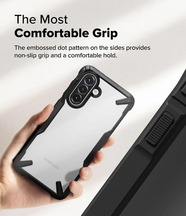 Produktbild Ringke Fusion X Case for Samsung Galaxy A36 / A56 5G - Black (Samsung Galaxy A36, Samsung Galaxy A56 5G)