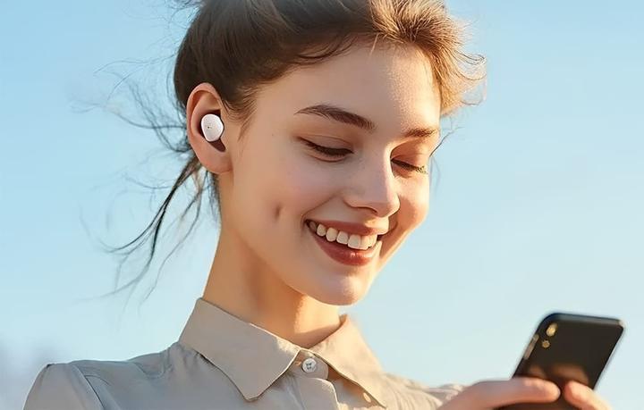 Actual product image Vention TWS NBRP0 Earbuds T17 Wireless Headphones (pink) (NC, 6 h, Wireless)