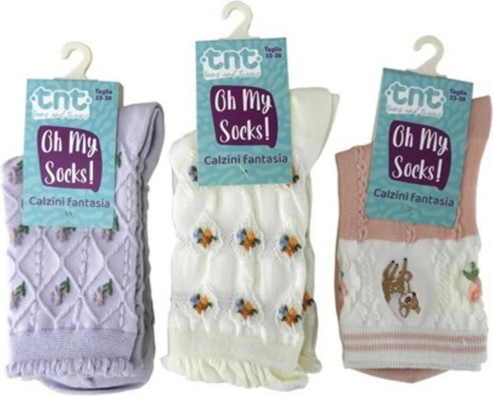 Garden Lights TnT DECO SOCKS disp 18pcs Grösse 33-38 (33 - 38)