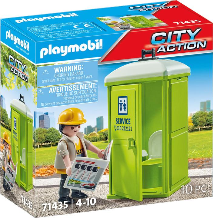 Immagine prodotto Playmobil 71435 Toilette mobile (71435, Playmobil Città d'azione)