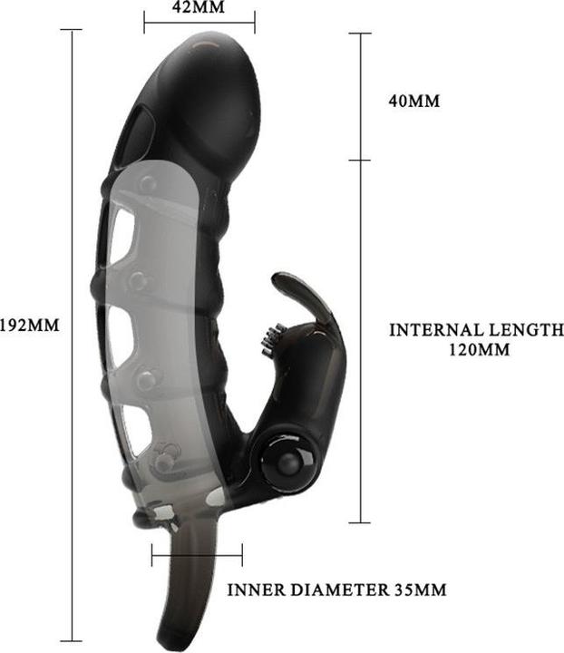 Produktbild Pretty Love Cuper PENIS SLEEVE, 10 vibration functions