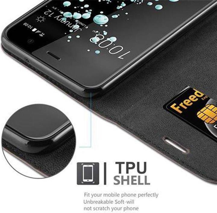 Productafbeelding Cadorabo Boek Onzichtbare Magneethoes (HTC U Play)