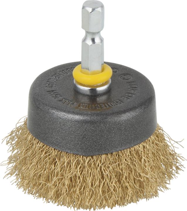 Produktbild wolfcraft 1 Messingdraht-Topfbürste S=6-kt. ø50mm