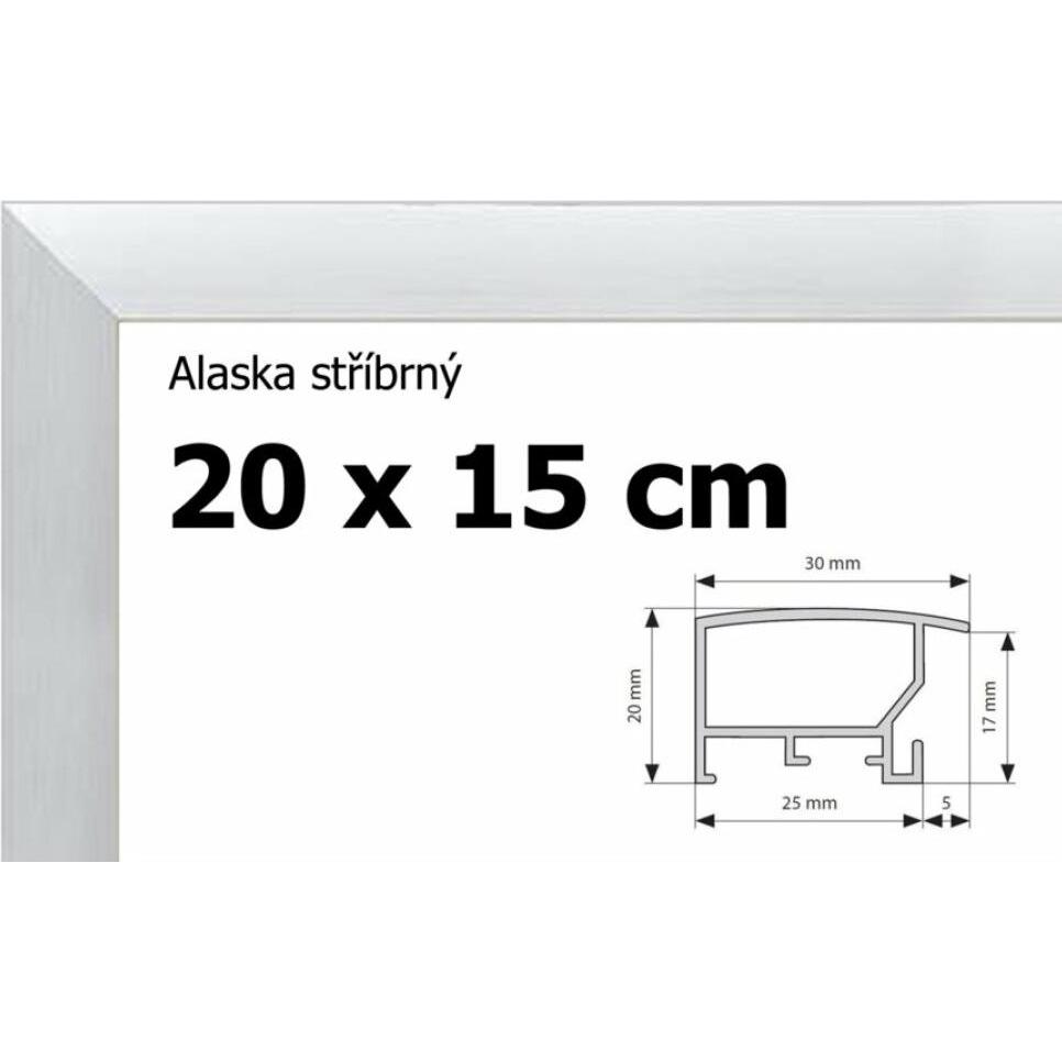 Thumbnail - Bfhm Alaska Aluminiumrahmen 20x15cm - silber
