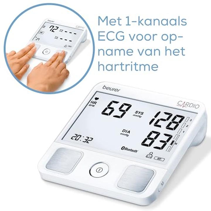 Produktbild Beurer Blutdruckmessgerät mit EKG Funktion BM 93 (Blutdruckmessgerät Oberarm)