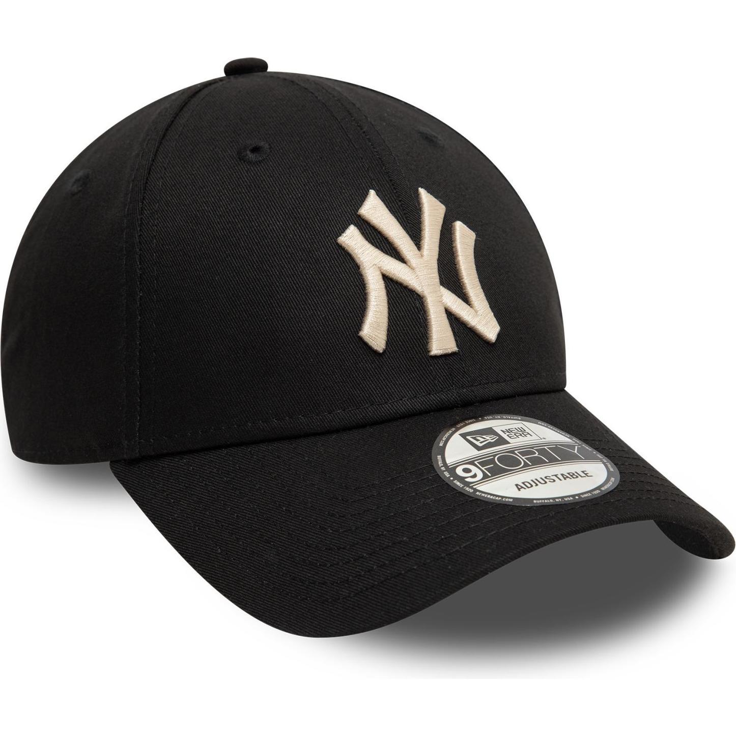New Era, Herren, Cap, 9Forty Strapback Cap Essential New York Yankees, Schwarz