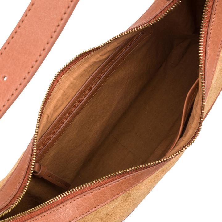 Immagine prodotto La Redoute Collections Borsa hobo in pelle crosta