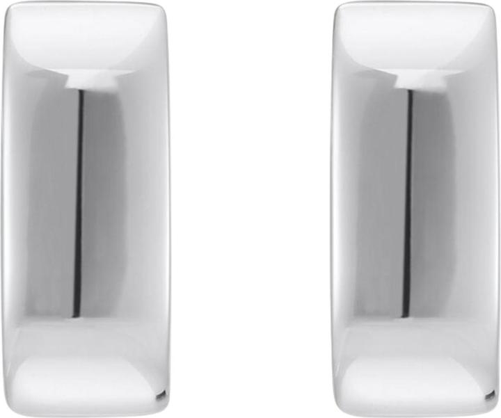 Actual product image Thomas Sabo Creoles with square shape (925 sterling silver)