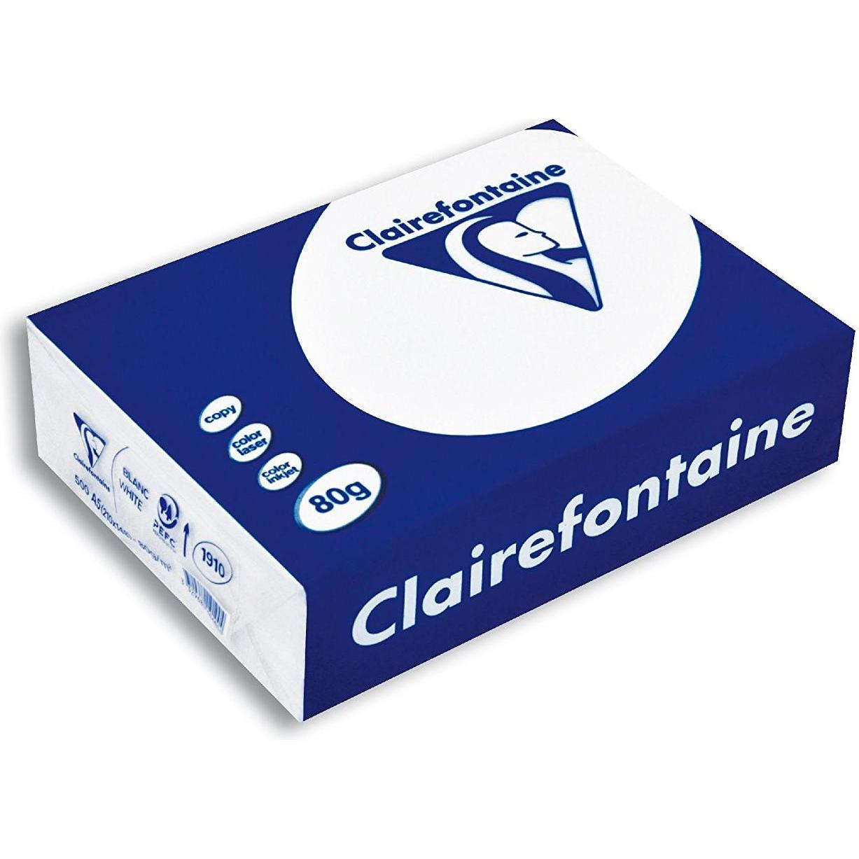 Clairefontaine, Kopierpapier, Clairalfa (80 g/m², 500 x, A5)