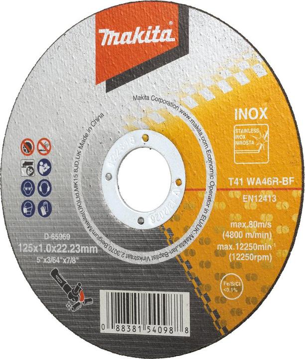 Produktbild Makita Trennscheibe 125x1,2mm INOX