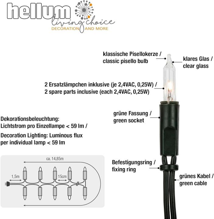 Produktbild Hellum Pisello Mini 839012 (0.15 m)