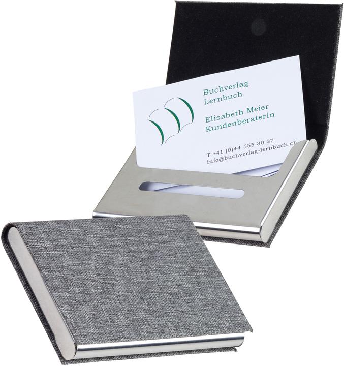 Produktbild Kolma Visitenkartenhalter RPET grau (9.5 x 6 cm)