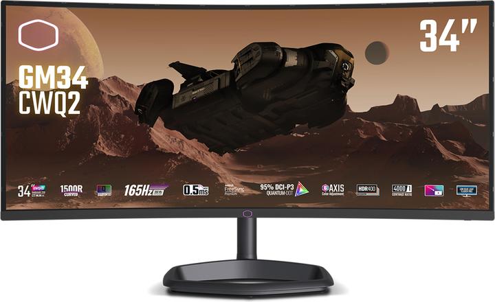 Actual product image Cooler Master GM34-CWQ2 34" (3440 x 1440 pixels, 34")