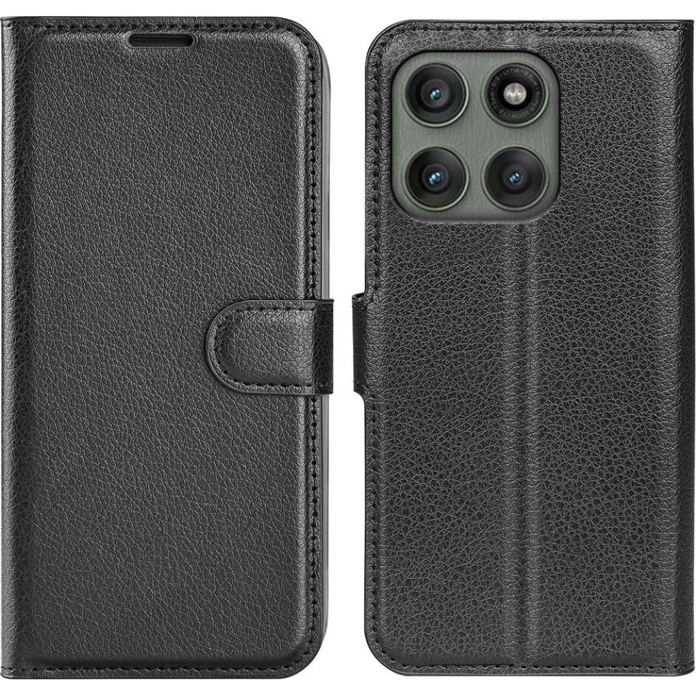 Screenguard Leather Guard Lederhülle (Motorola Edge 60 Fusion), Cover smartphone, Nero
