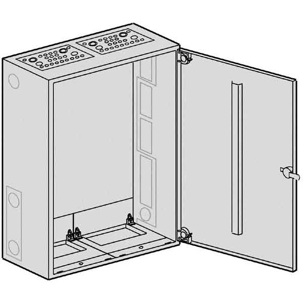 ABN, Verteilerschrank Zubehör, S25 System-GehÃ¤use IP43 schutzis. 550x800mm