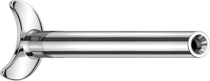 Image du produit Star Piercing Tige de Labret Micro Threadless Lune argentée (sans laiton, Titane)