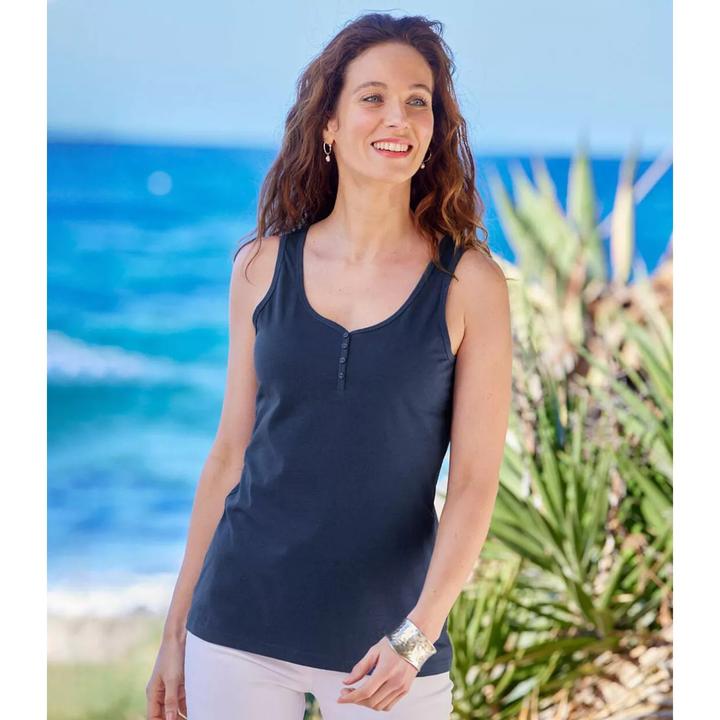 Produktbild Atlas For Women 2erPack Tops mit herzförmigem Ausschnitt (W38/L40)