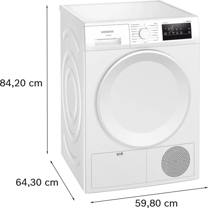 Immagine prodotto Siemens WT43H00MNL extra klasse model met 5 jaar garantie (8 kg, A destra)