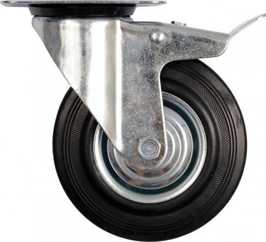 Produktbild Toya Swivel Caster W. Black Rubber 200mm