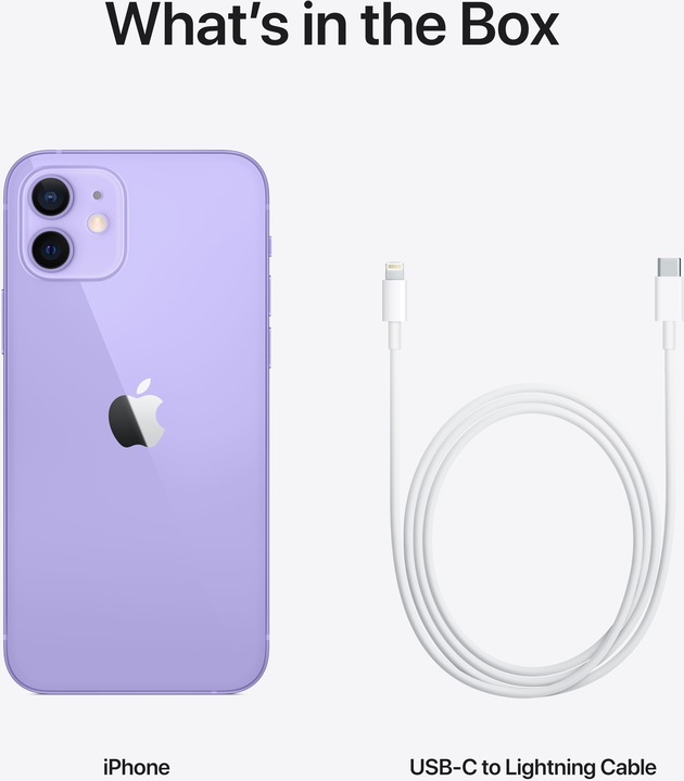 Immagine prodotto Apple iPhone 12 mini (128 GB, Purple, 5.40", SIM + eSIM, 12 Mpx, 5G)