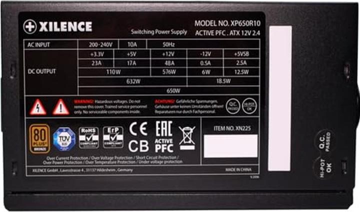 Image du produit Xilence XP650R10 (650 W)