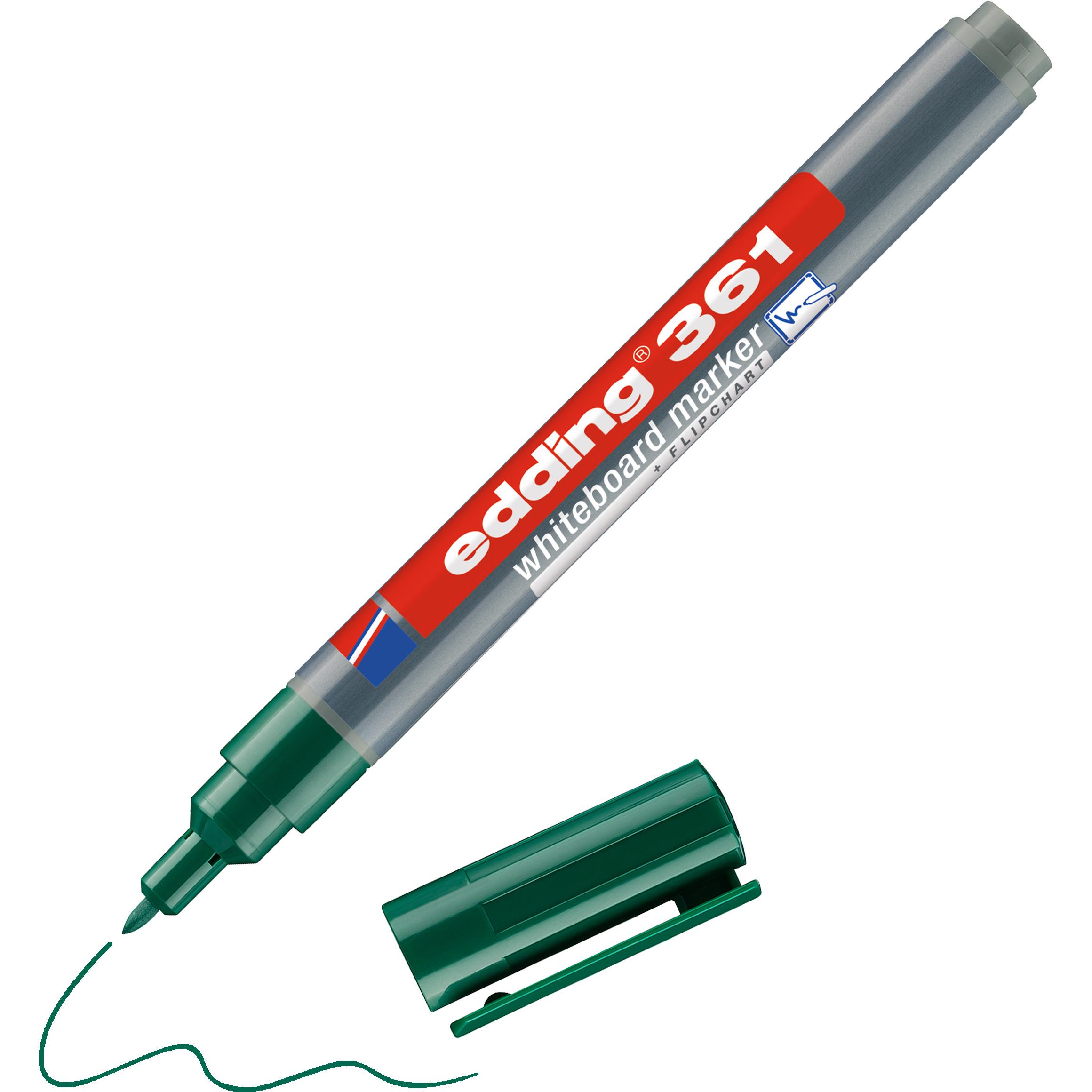 Thumbnail - Edding, Marker, Whiteboard-Marker 361 (Grün, 1 mm, 1 x)